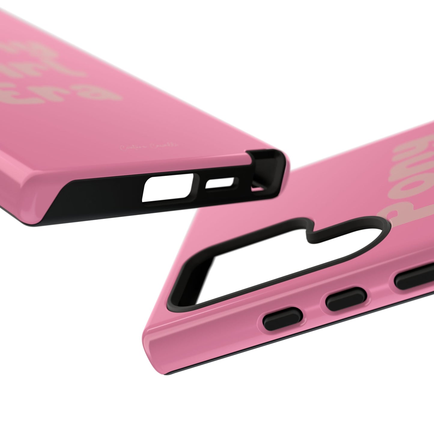 Pony Girl Era Phone Case — Pink Retro Text Protective Tough Case