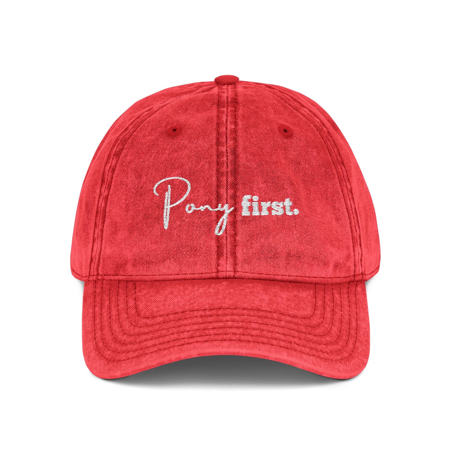 Pony first Cap