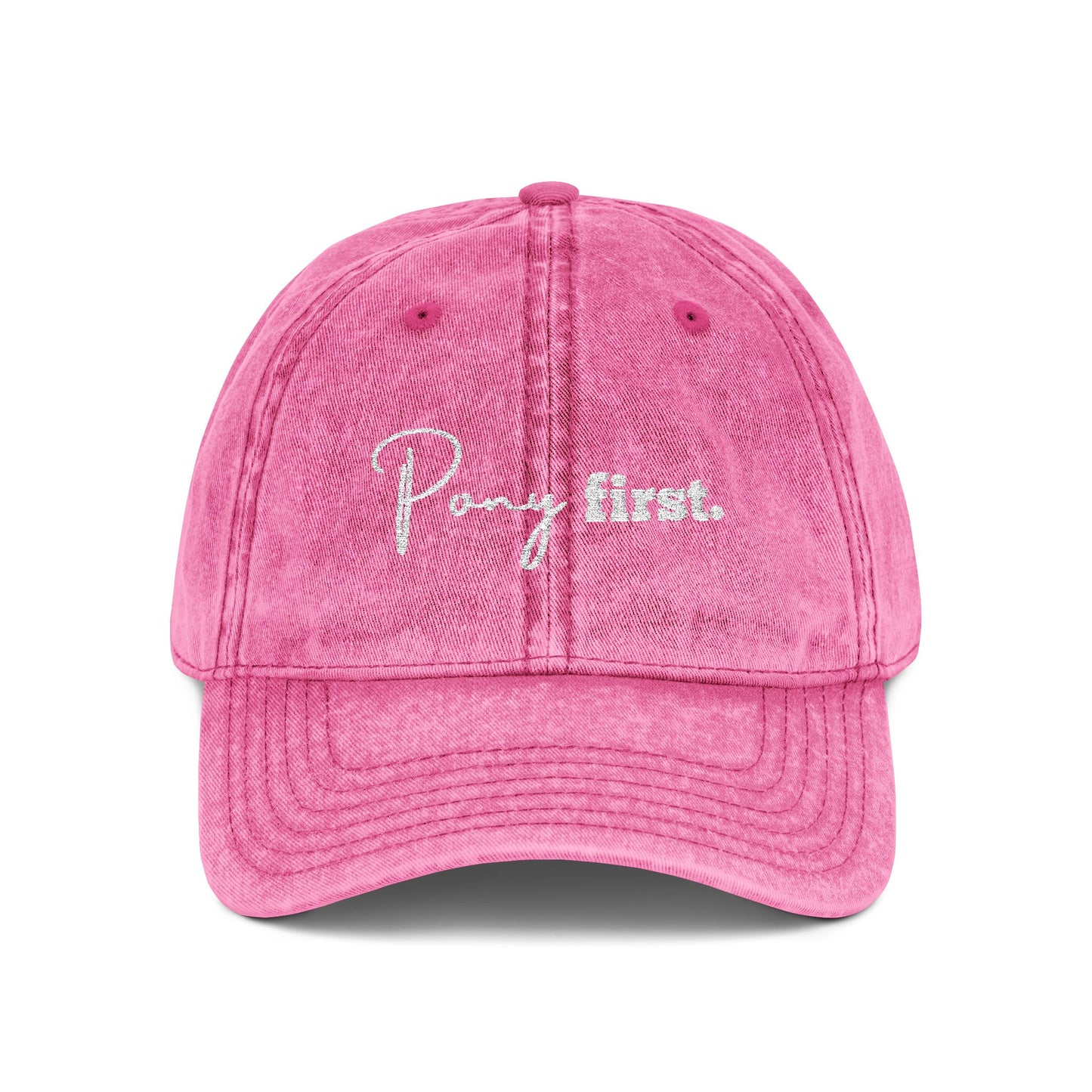 Pony first Cap