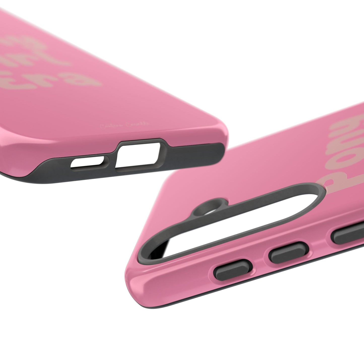 Pony Girl Era Phone Case — Pink Retro Text Protective Tough Case