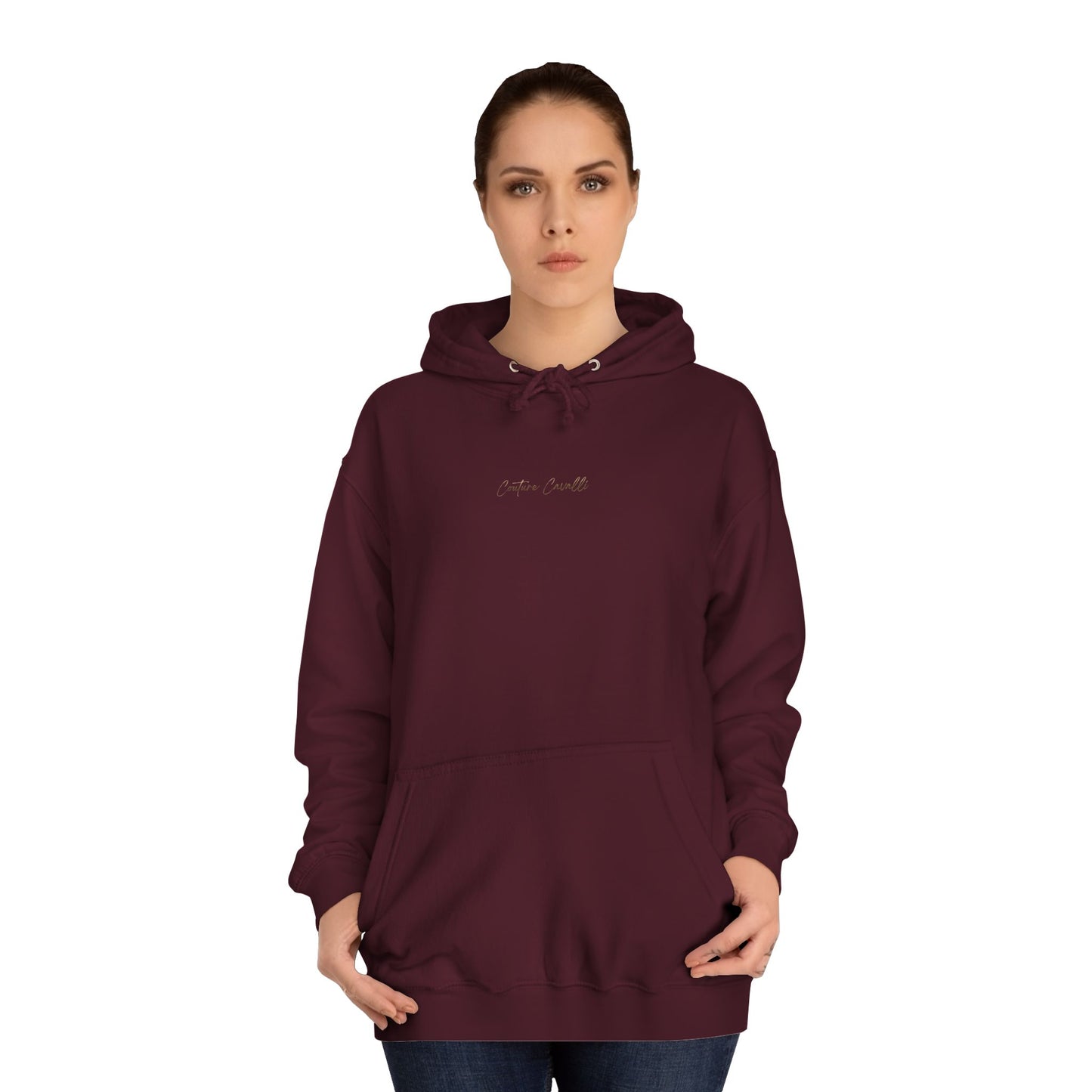 Pony First Hoodie — Metallic Gold Back Print