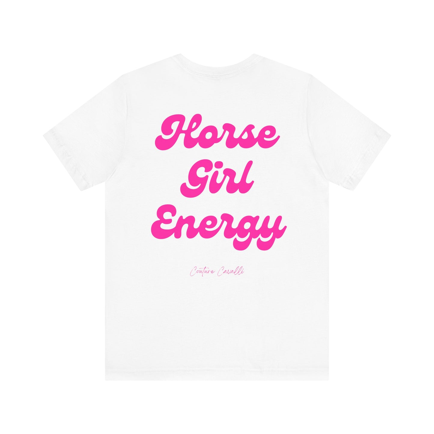 Horse Girl Energy T-Shirt – Ästhetisches Reiter Shirt für Pferdemädchen und Reiterinnen