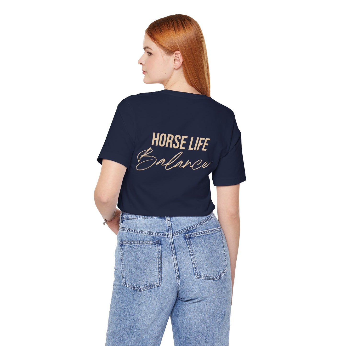 Horse Life Balance T-Shirt — Equestrian Casual Tee