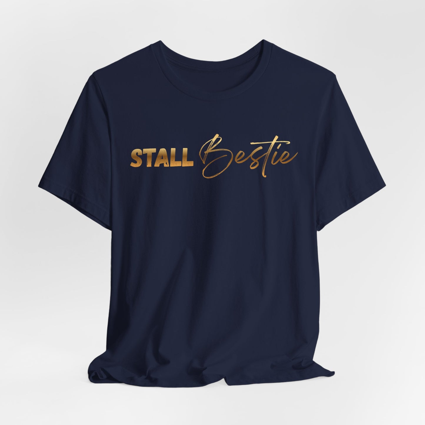 Stall Besties Damen T-Shirt – Beste Freundin im Reitstall | Pferde Liebe Statement | Reitsport Outfit