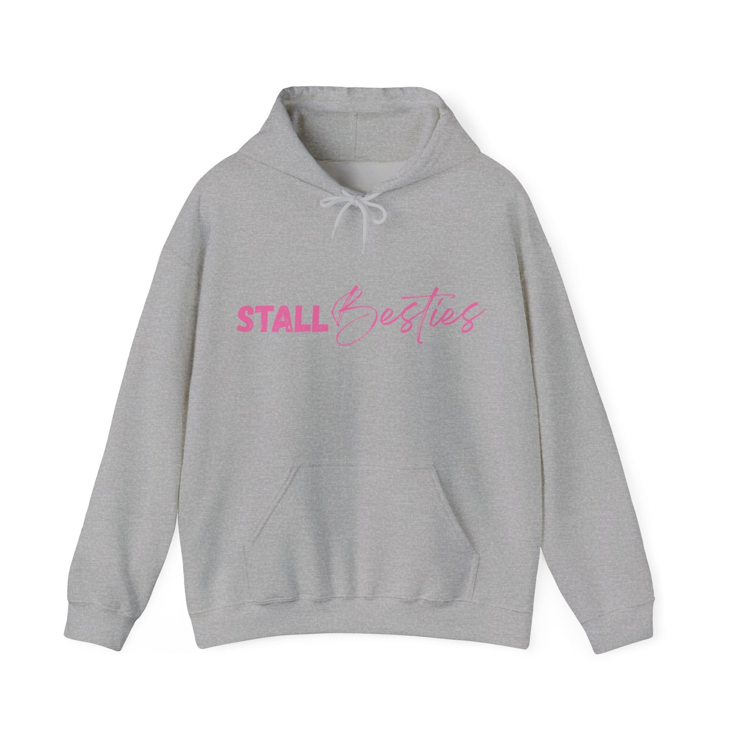 Stall Besties Hoodie | Pferde Hoodie für beste Stallfreunde - Reit Hoodie mit pinke Print - Geschenk für Reiterinnen