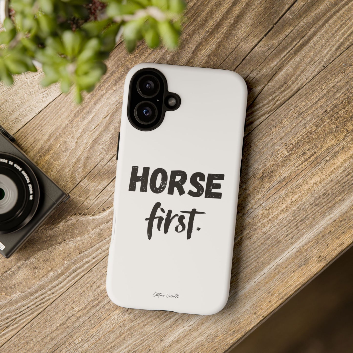 Horse First Phone Case - Equestrian iPhone Protective Cover