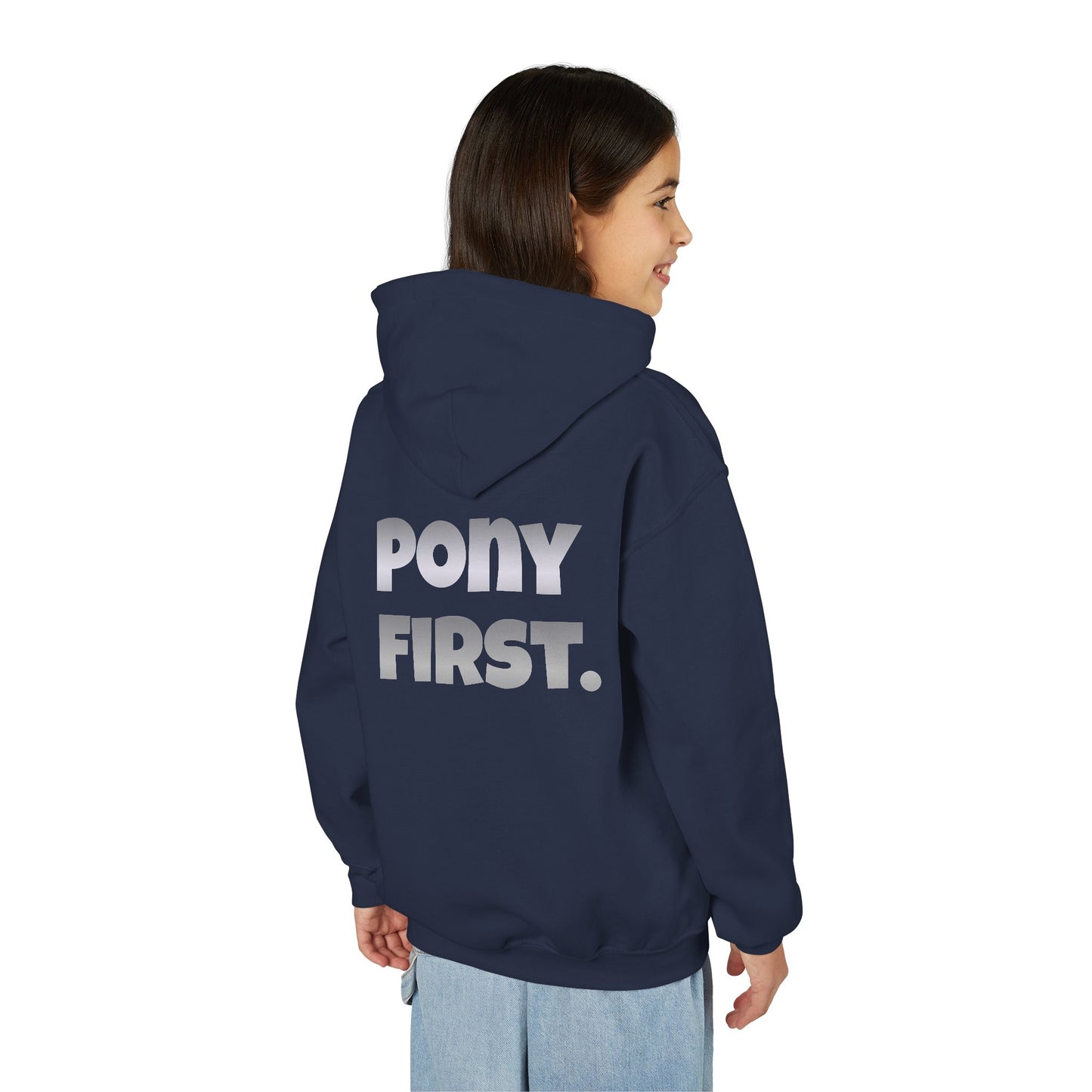 Pony First Kinder-Hoodie – Personalisiert für kleine Stallhelden