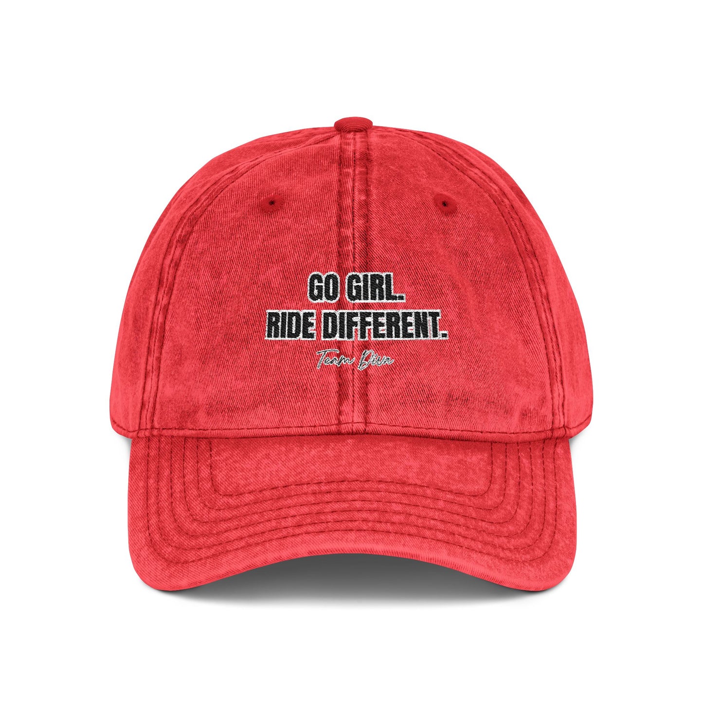 Go Girl. Ride Different Cappy personalisiert