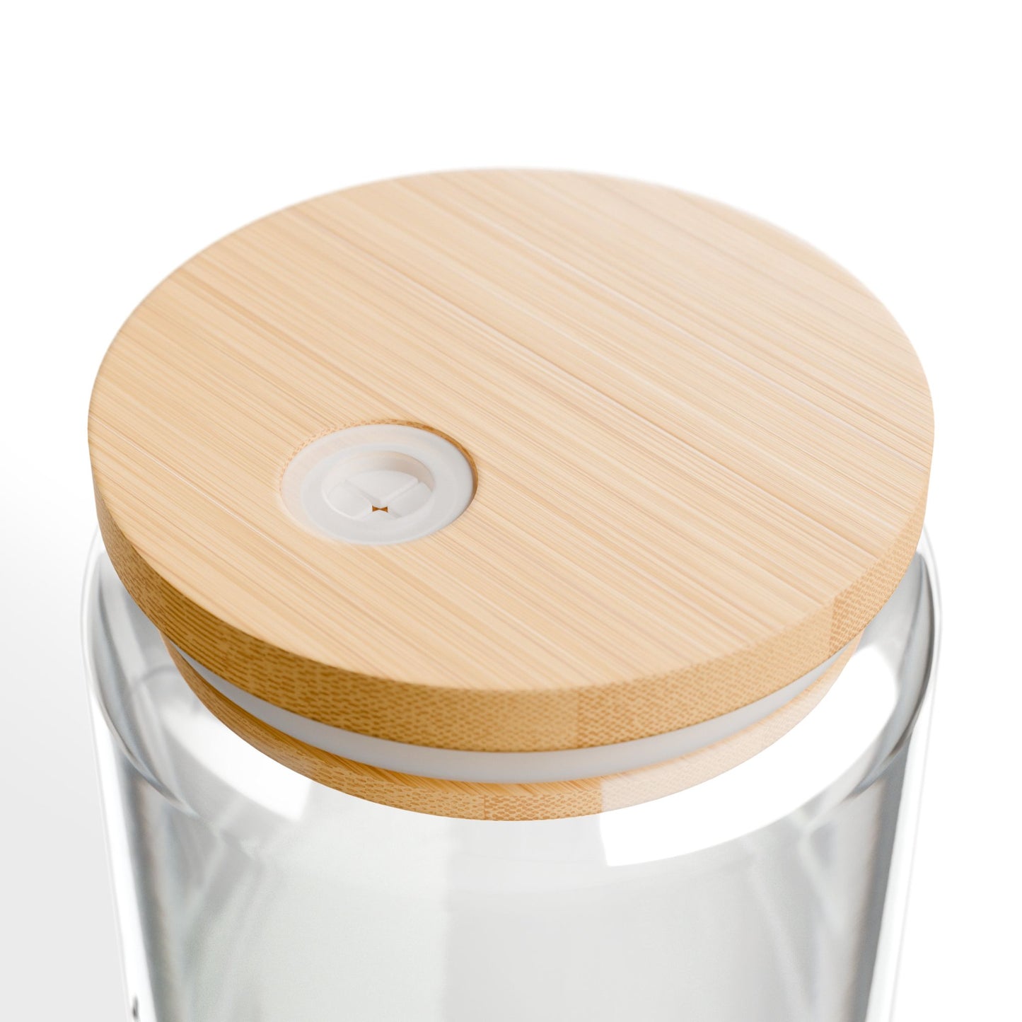 Personalisiertes Pony First Trinkglas mit Pferdenamen - Glas mit Bambusdeckel & Strohhalm für Pferdemädchen