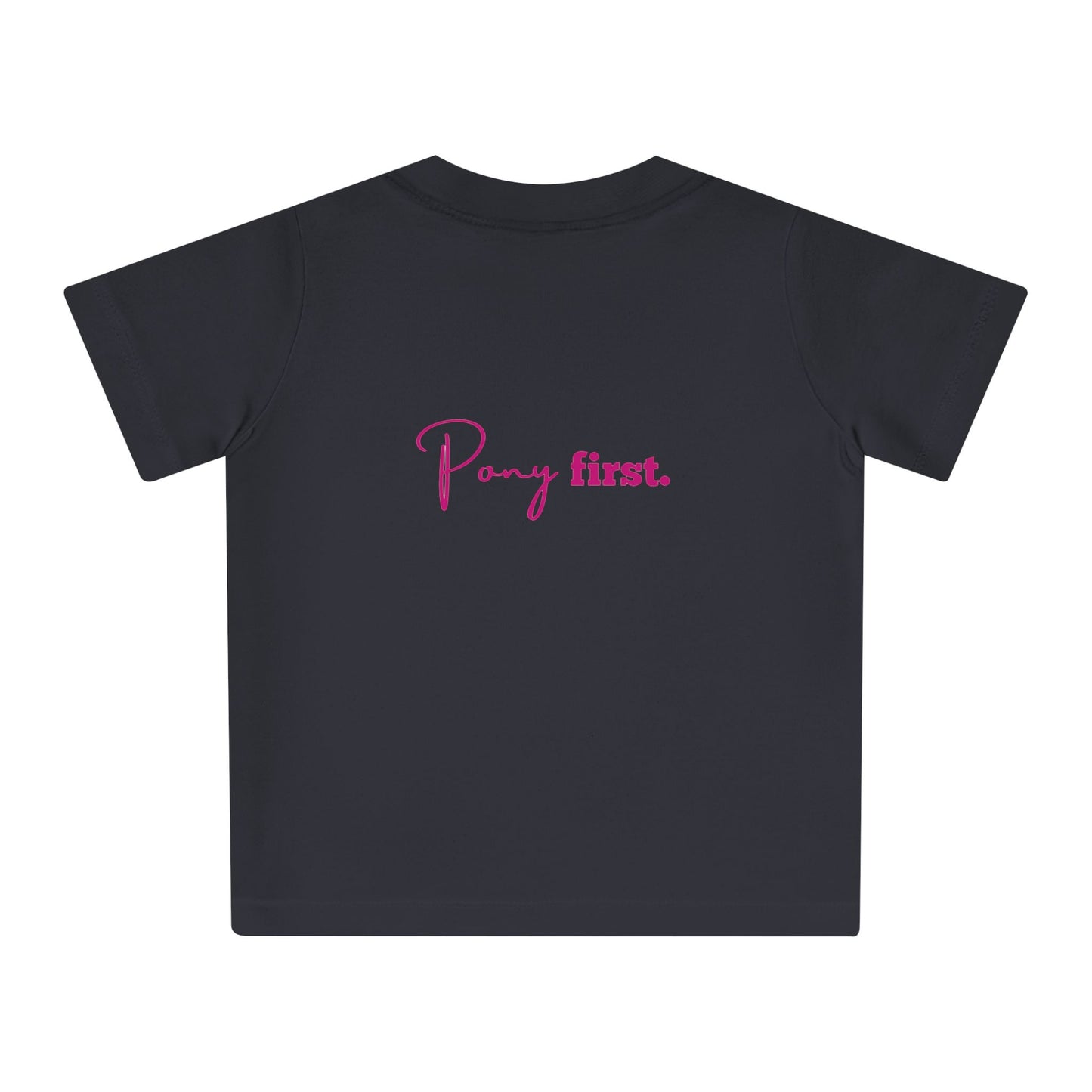 Pony First Baby T-Shirt – Pferdeliebe Shirt | Reitsport Baby Outfit | Stall Mode 2026