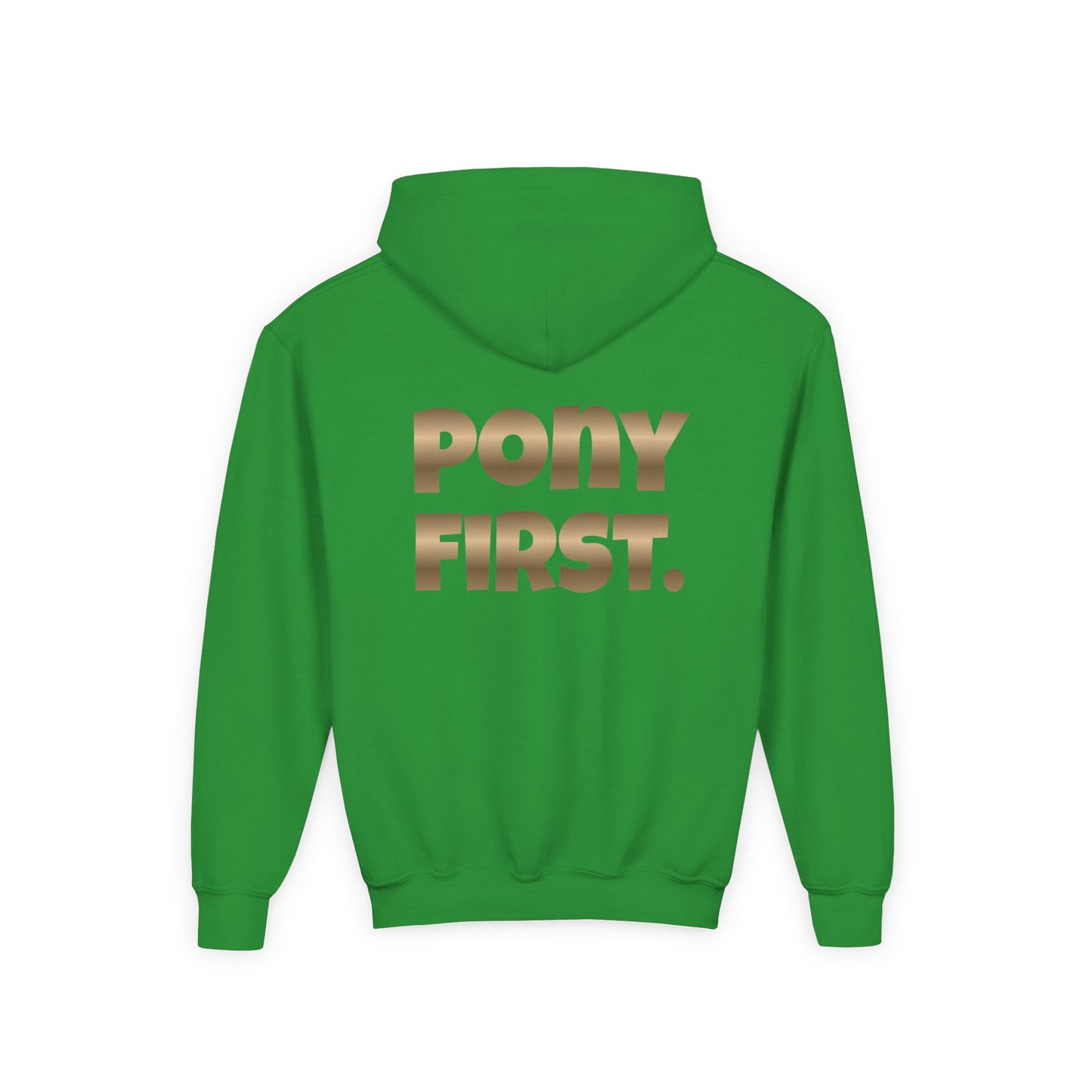 Personalisiert: Pony First Kinder-Hoodie – Mit eigenem Namen oder Ponynamen