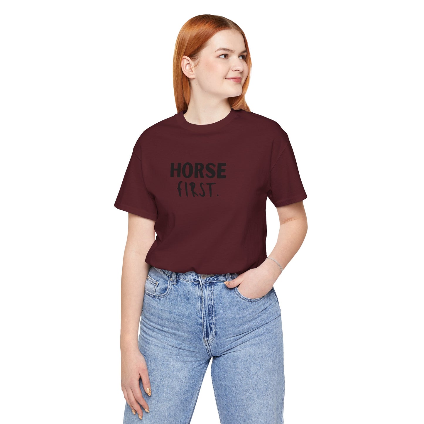Horse First T-Shirt für Damen – Dein Herz schlägt für dein Pferd