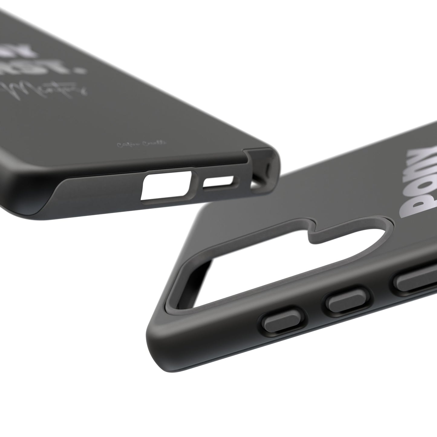Pony First Matte Tough Phone Case – Equestrian Motivational Phone Cover
