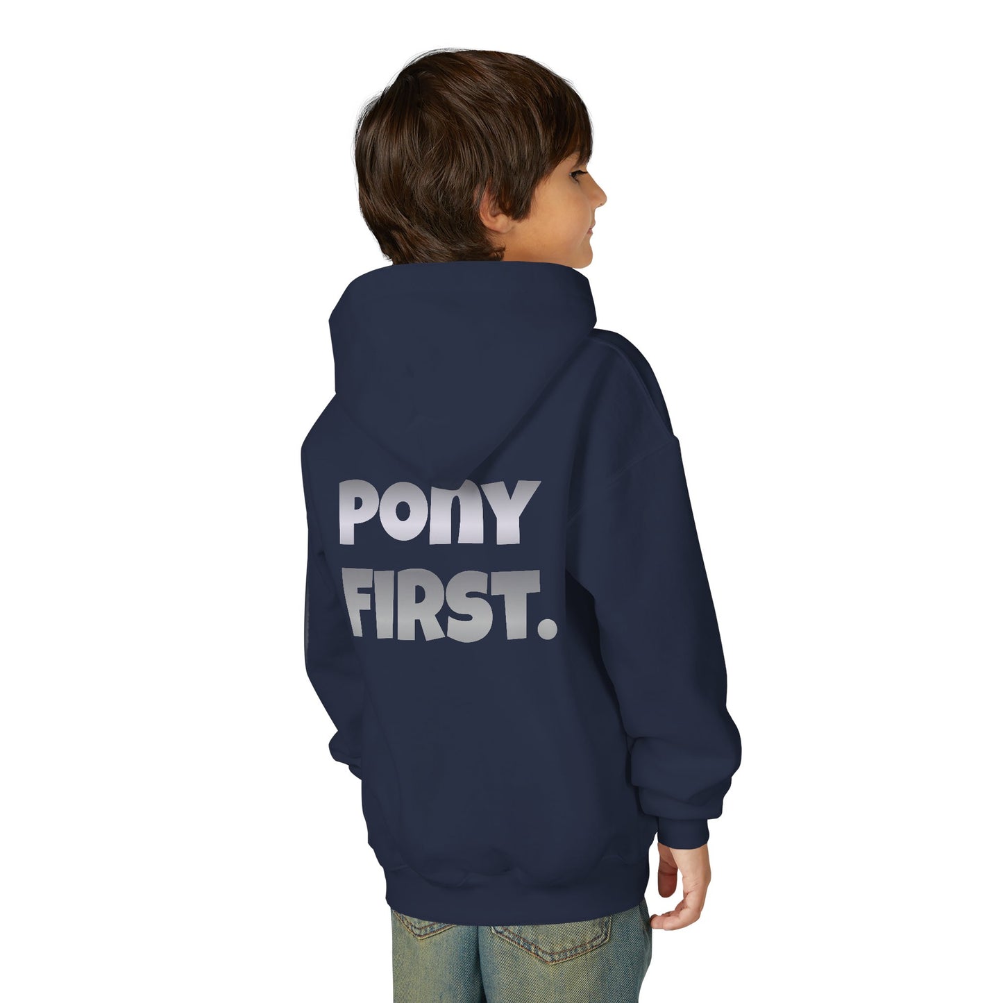 Pony First Kinder-Hoodie – Personalisiert für kleine Stallhelden
