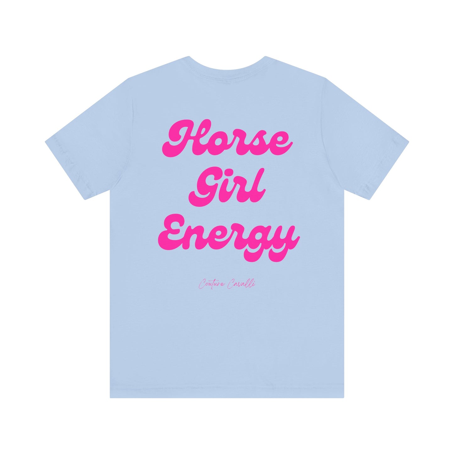 Horse Girl Energy T-Shirt – Ästhetisches Reiter Shirt für Pferdemädchen und Reiterinnen