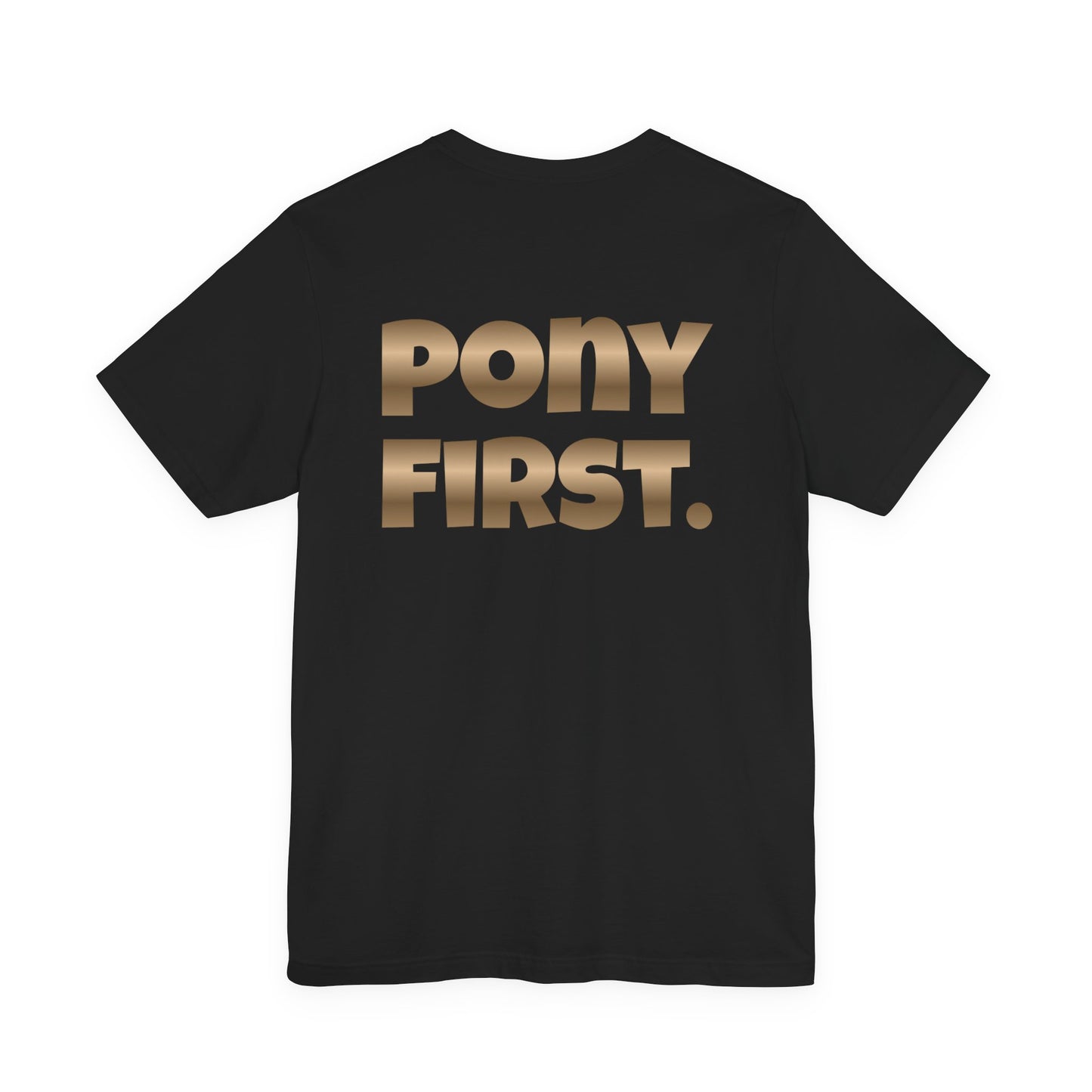 Pony First T-Shirt mit Rückenprint I auf Wunsch mit Ponyname personalisiert