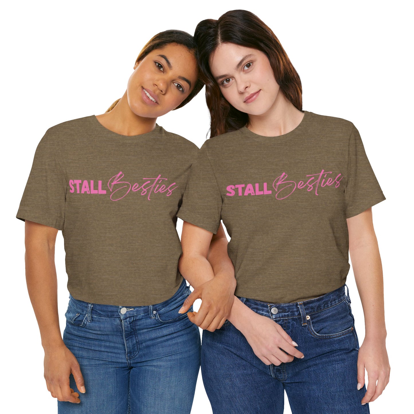 Stall Besties T-Shirt - Statement T-Shirt für echte PferdemädchenI Trend Reitstall Fashion für Horselover