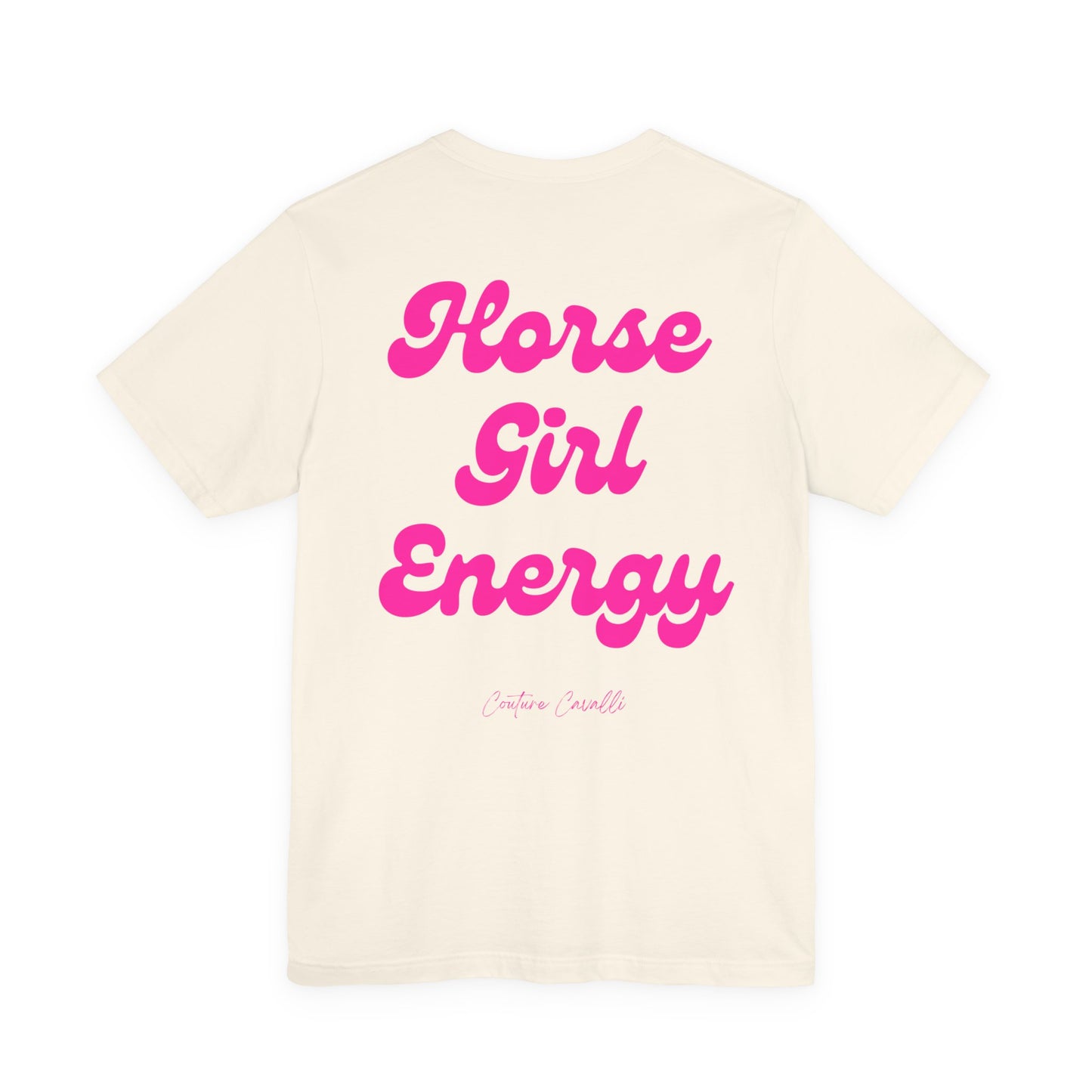 Horse Girl Energy T-Shirt – Ästhetisches Reiter Shirt für Pferdemädchen und Reiterinnen