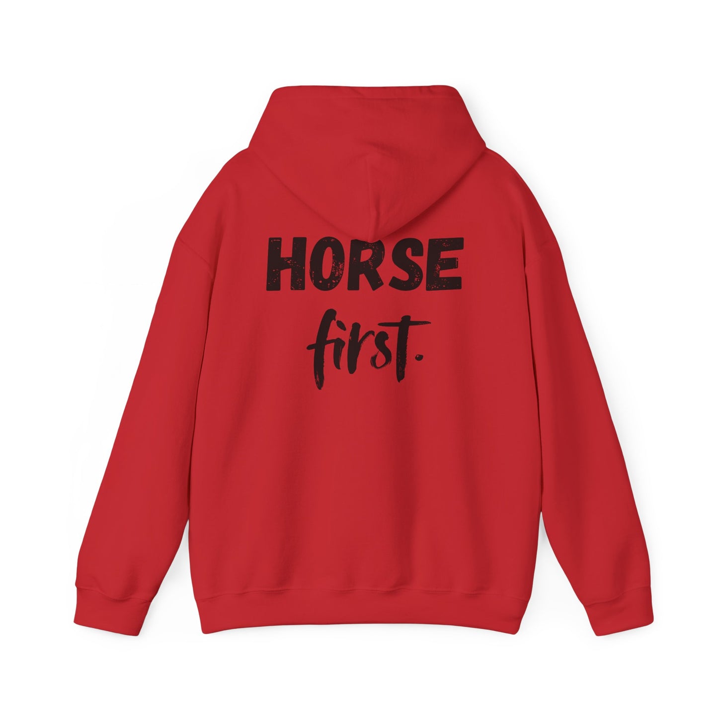 Horse First Hoodie — Equestrian Statement Sweatshirt