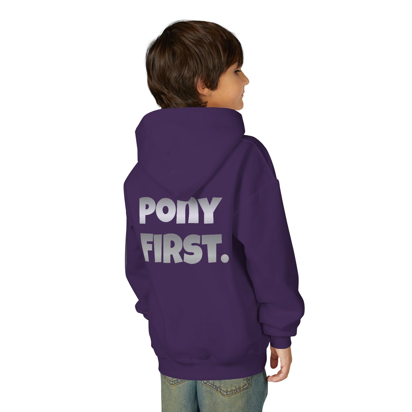 Pony First Kinder-Hoodie – Personalisiert für kleine Stallhelden
