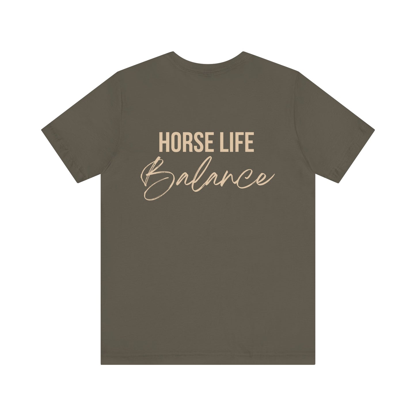 Horse Life Balance T-Shirt — Equestrian Casual Tee