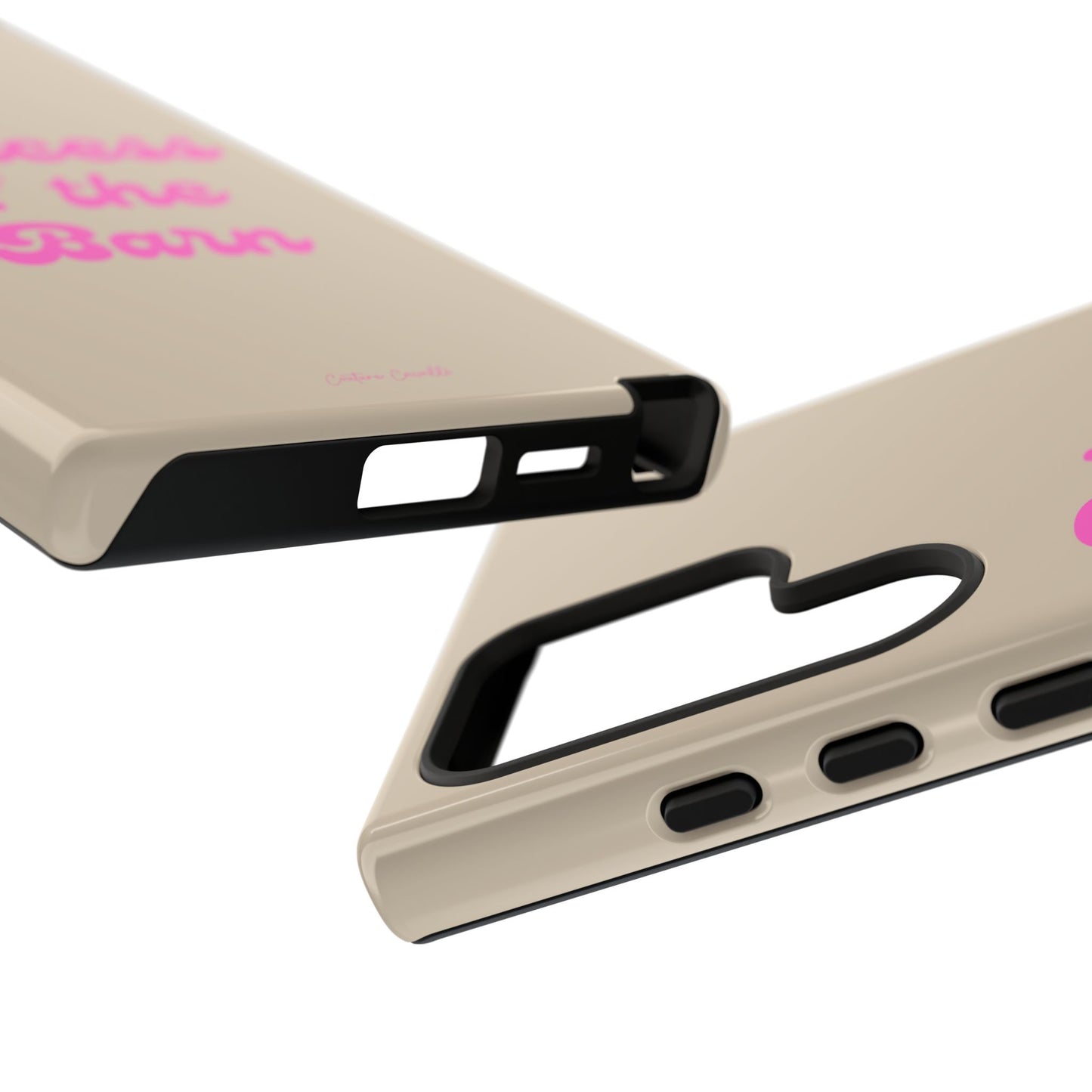 Phone Case — "Princess of the Barn" Pink Script Protective Tough Case