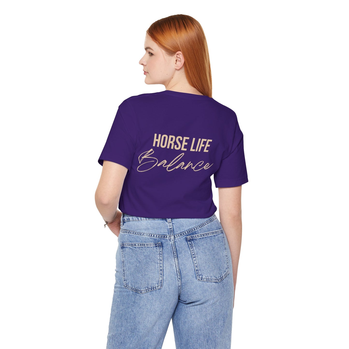 Horse Life Balance T-Shirt — Equestrian Casual Tee