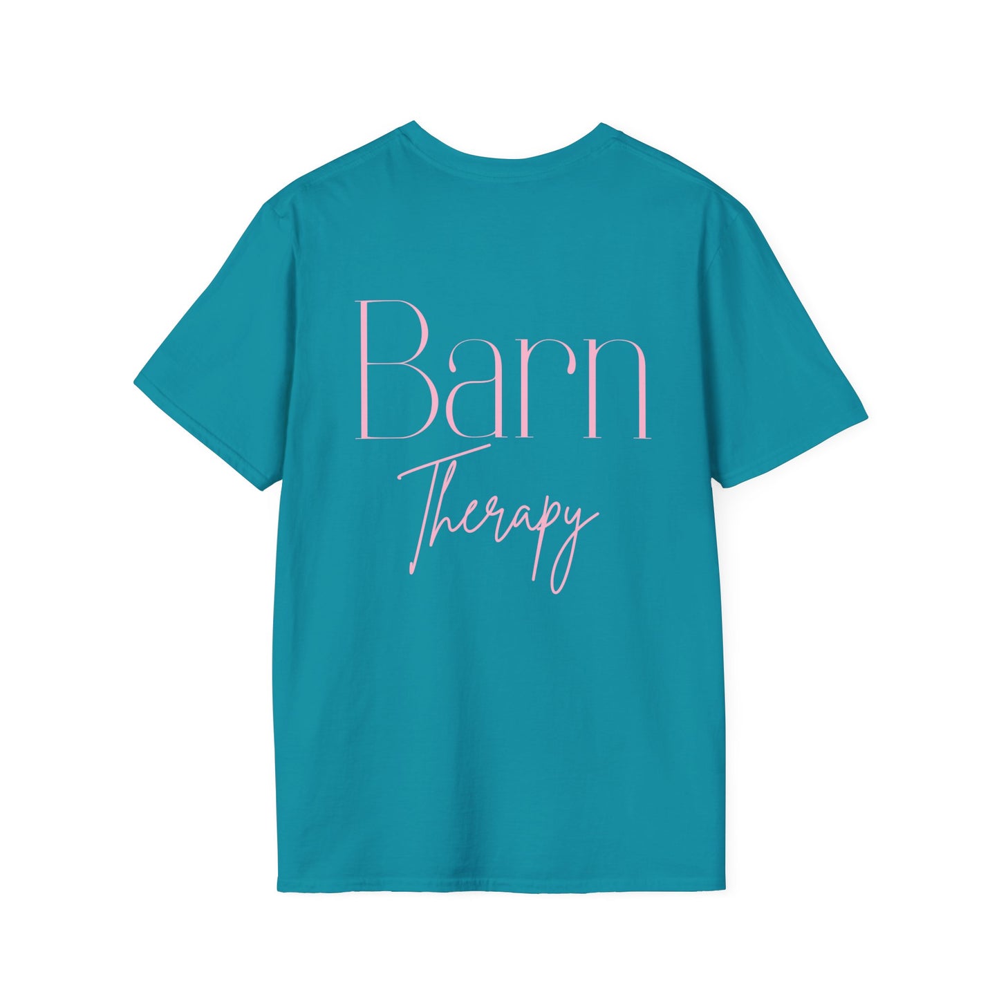 Barn Therapy T-Shirt | Reitsport Statement Shirt für Pferdeliebhaber | Equestrian Lifestyle Tee | Stall & Horse Lover Gift