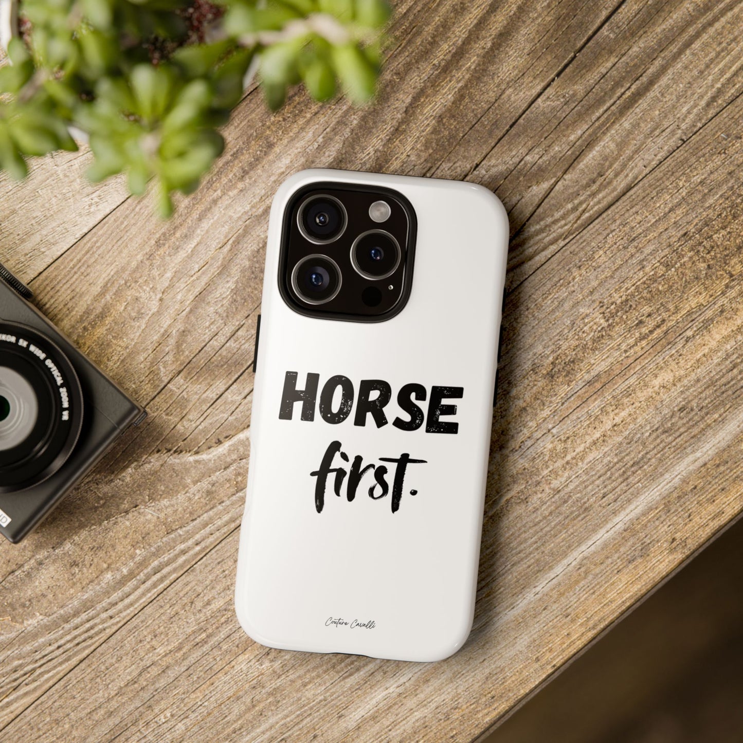 Horse First Phone Case - Equestrian iPhone Protective Cover