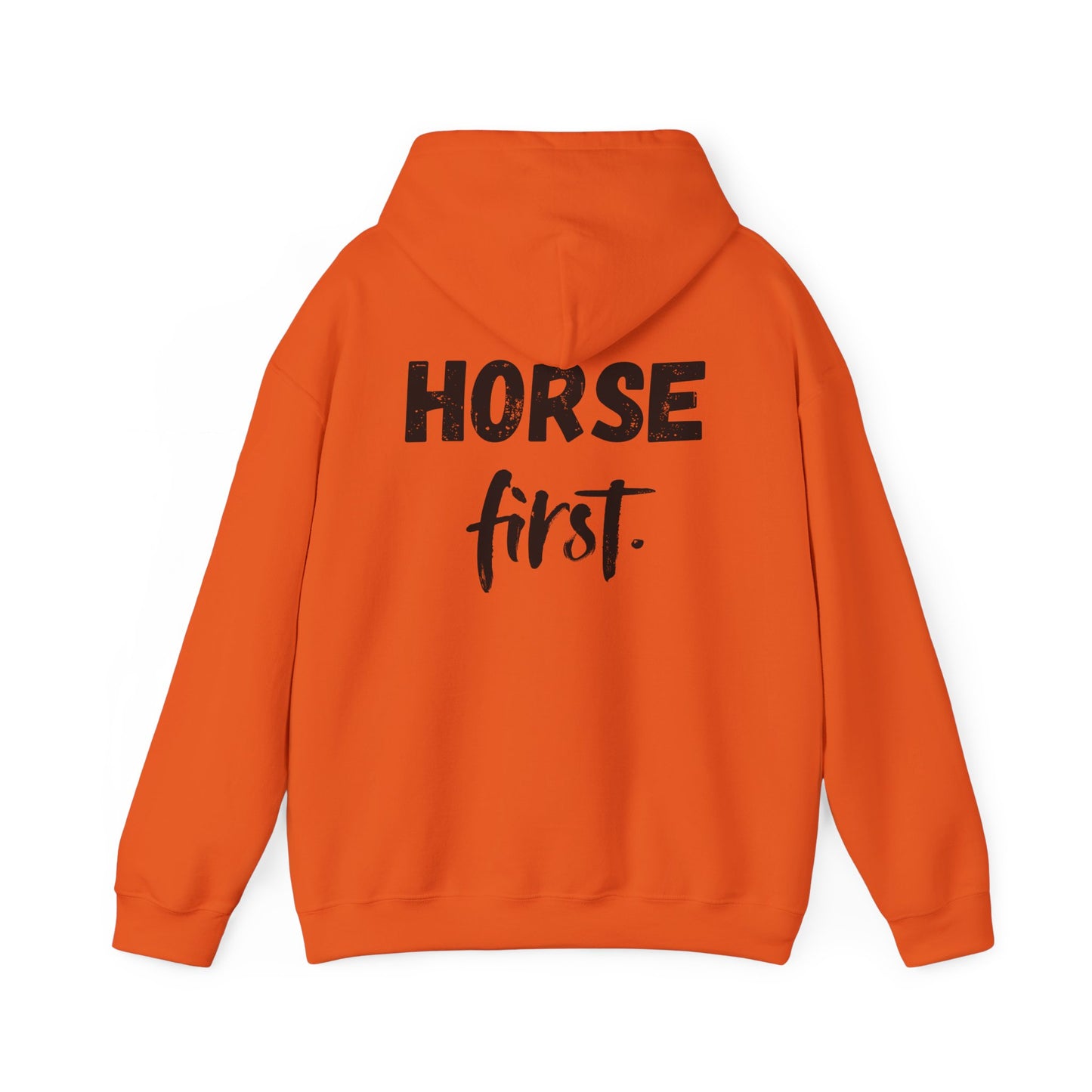 Horse First Hoodie — Equestrian Statement Sweatshirt