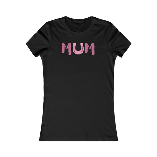 MUM script pink tee | T-Shirt
