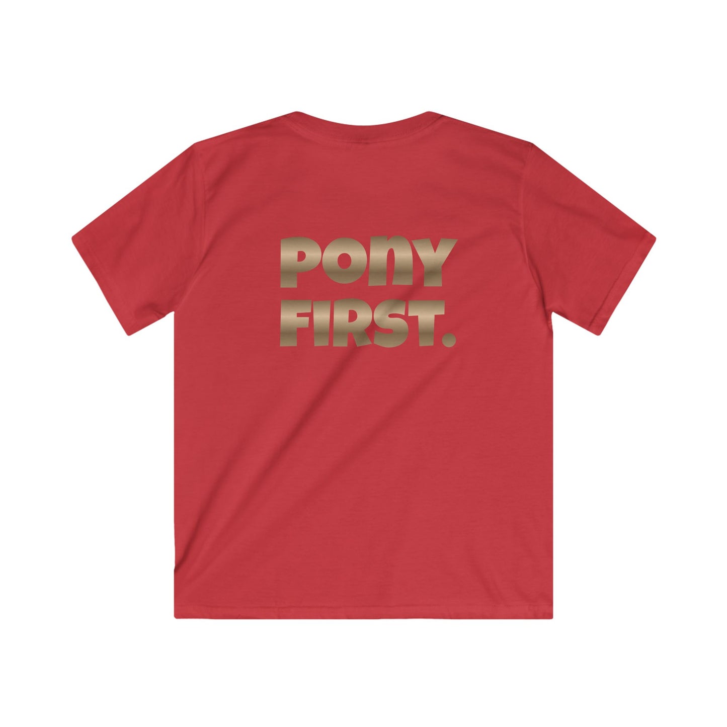 Personalisiertes Pony First Kinder-T-Shirt – Mit eigenem Namen oder dem Ponynamem
