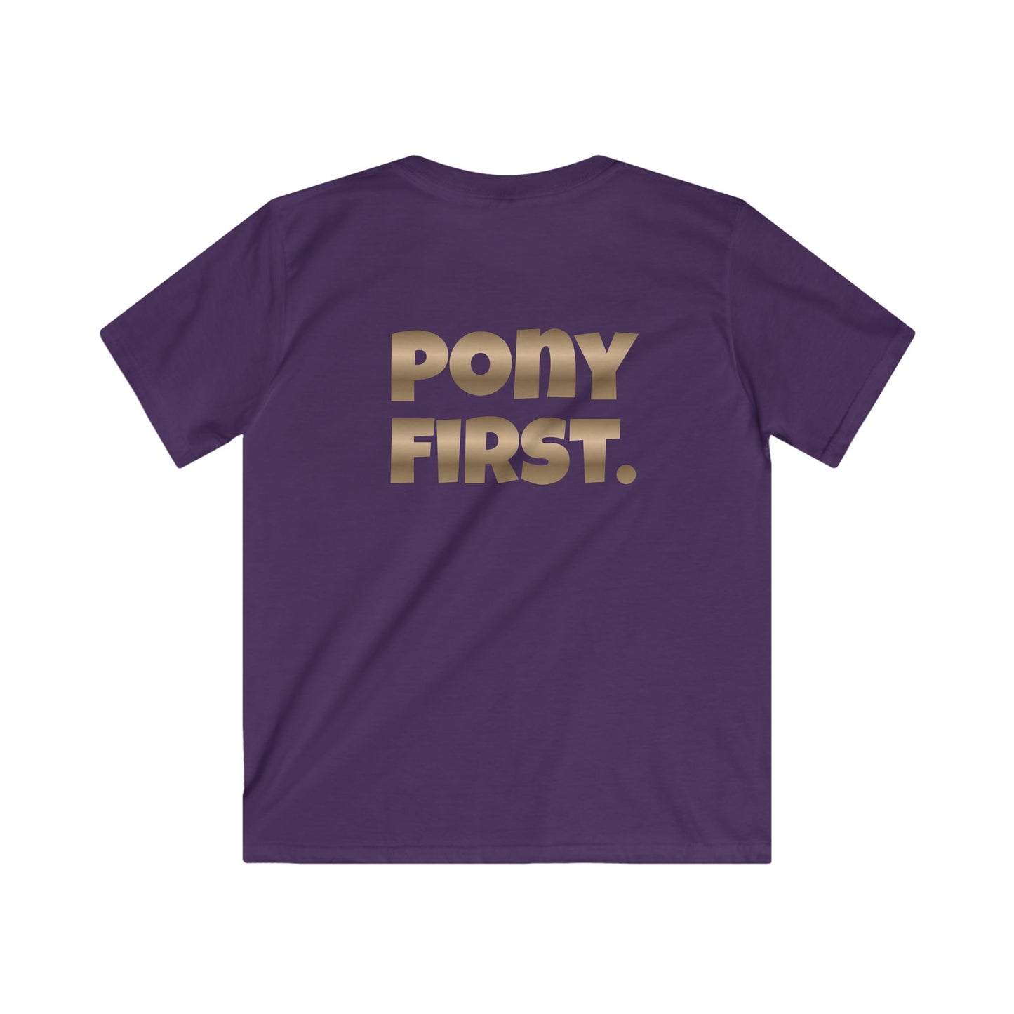 Personalisiertes Pony First Kinder-T-Shirt – Mit eigenem Namen oder dem Ponynamem
