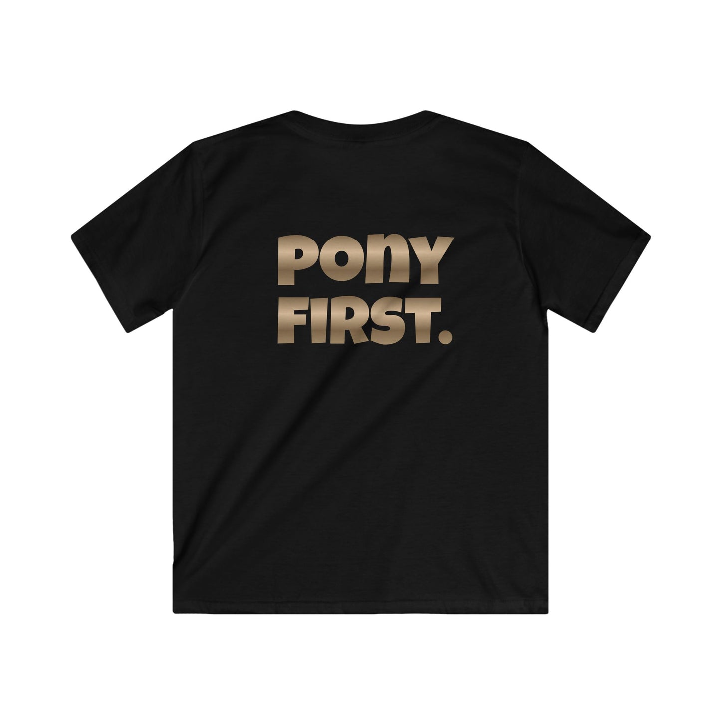 Personalisiertes Pony First Kinder-T-Shirt – Mit eigenem Namen oder dem Ponynamem