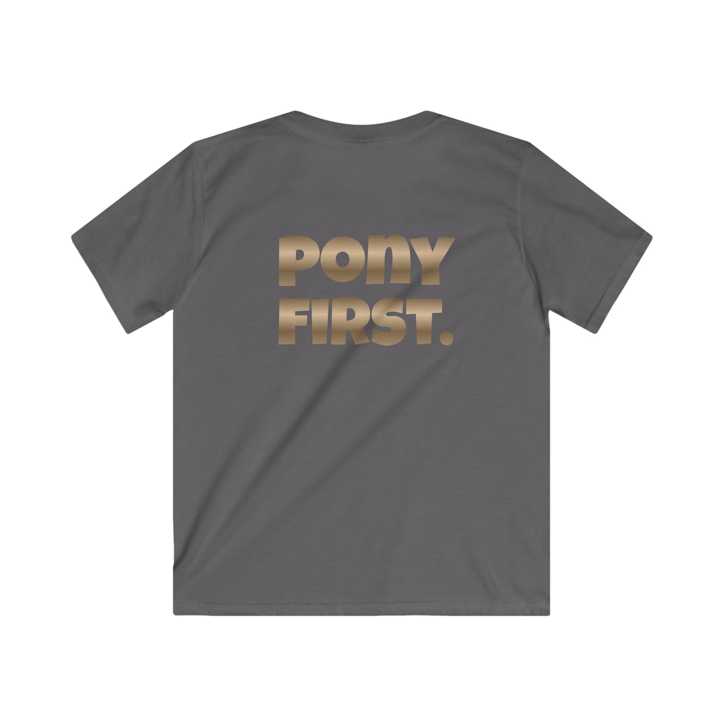 Personalisiertes Pony First Kinder-T-Shirt – Mit eigenem Namen oder dem Ponynamem