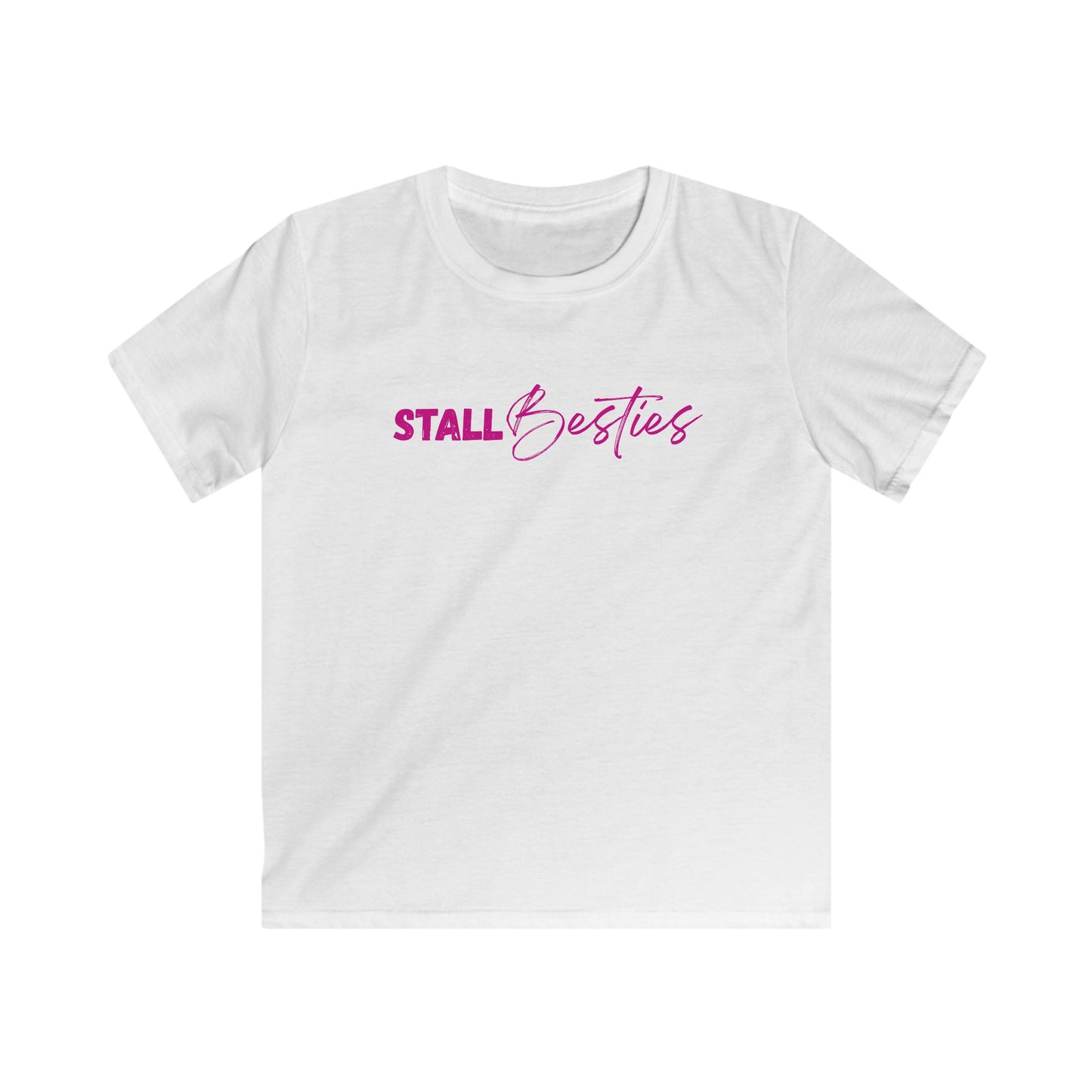 Stall Bestie Kinder T-Shirt – Pferdemädchen Shirt | Beste Freundin im Reitstall | Pony Liebe