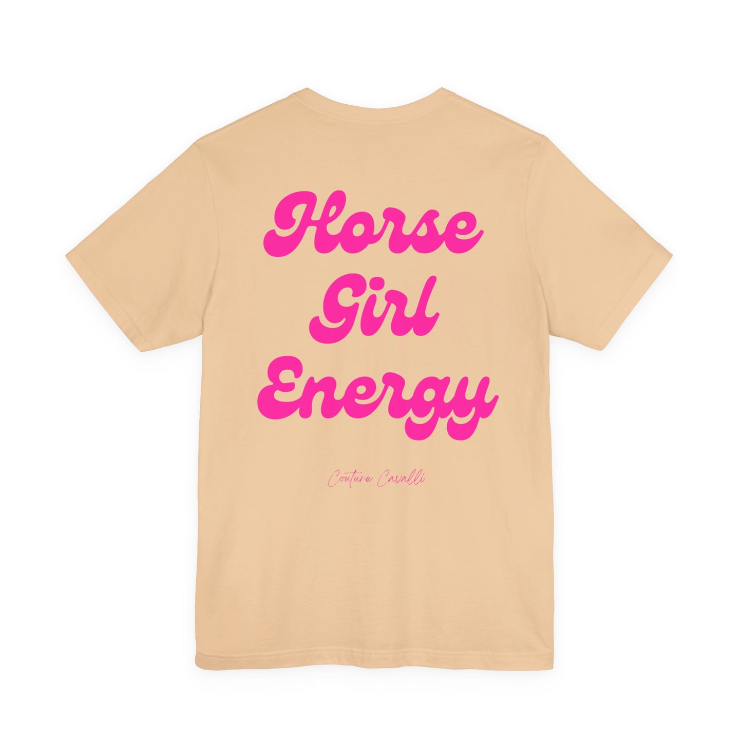 Horse Girl Energy T-Shirt – Ästhetisches Reiter Shirt für Pferdemädchen und Reiterinnen