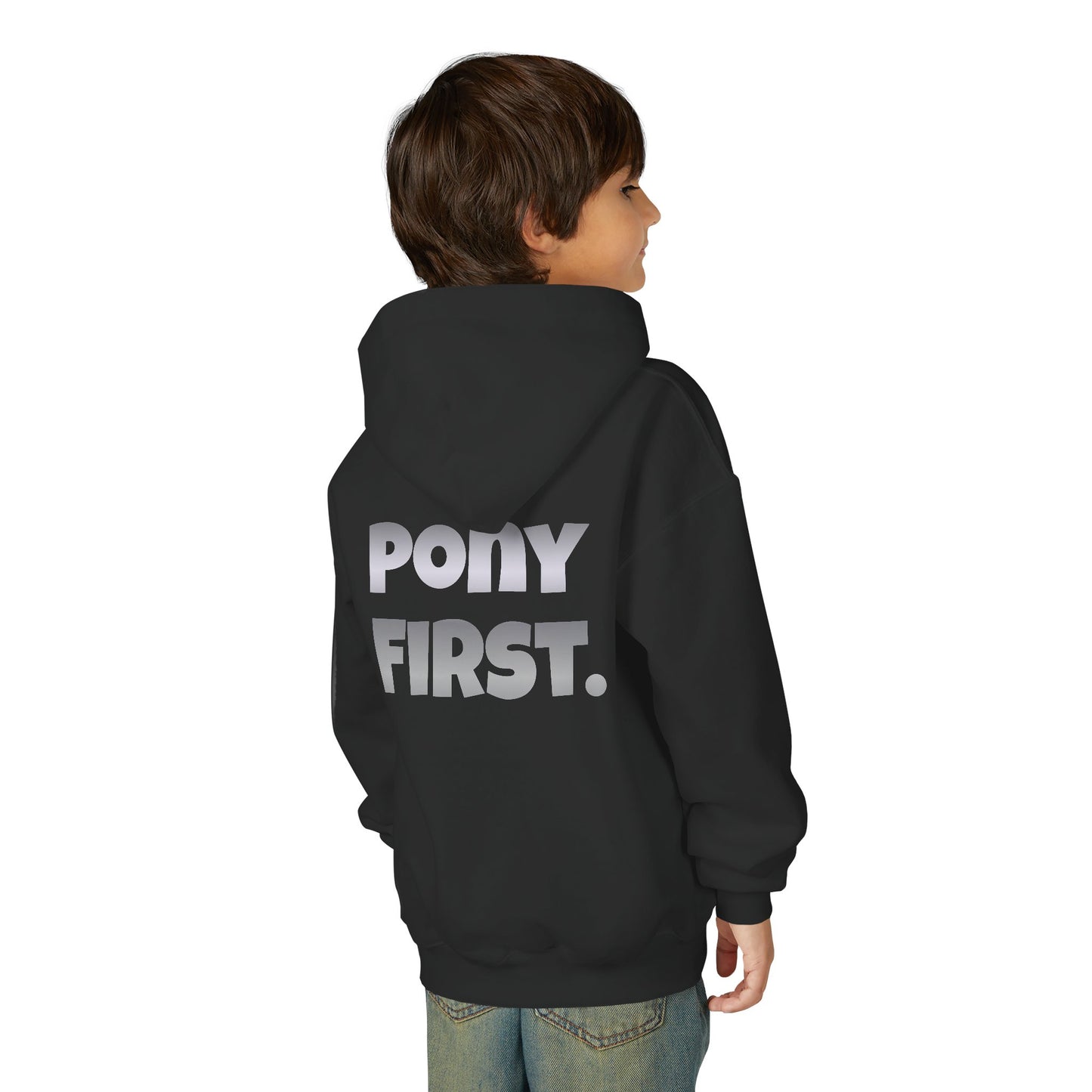 Pony First Kinder-Hoodie – Personalisiert für kleine Stallhelden