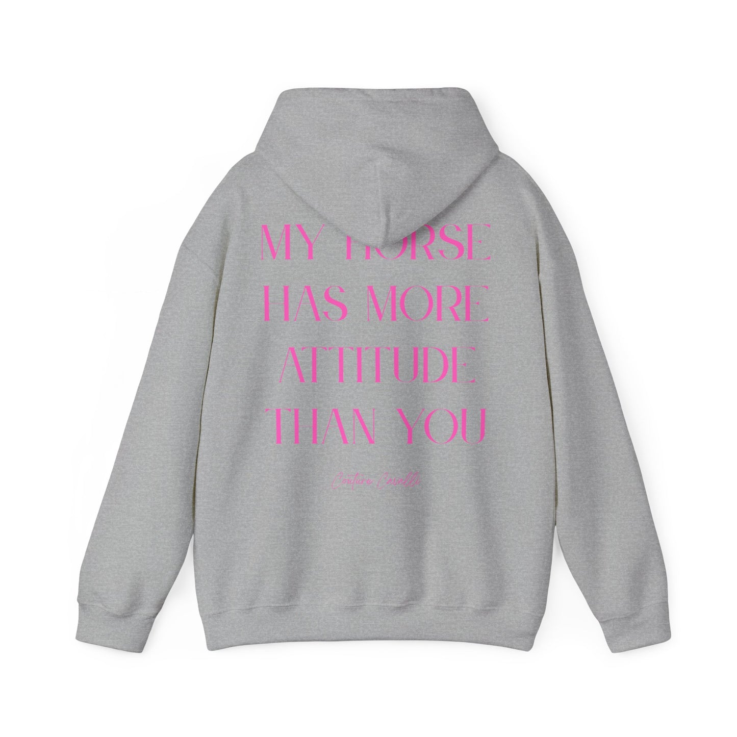 Horse Attitude Hoodie — My Horse Has More Attitude Than You