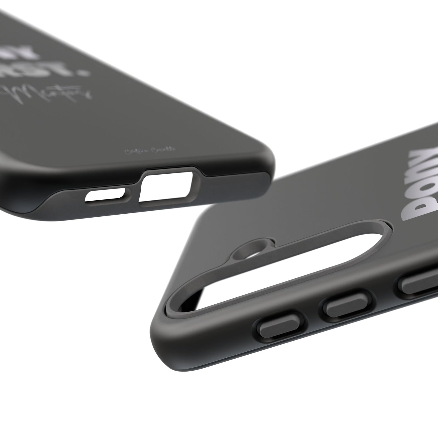 Pony First Matte Tough Phone Case – Equestrian Motivational Phone Cover