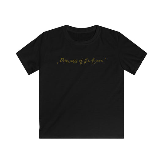 Kids Princess of the Barn Shirt - Trend Pferdemädchen Statement T-Shirt I Reitsport Lifestyle Geschenk