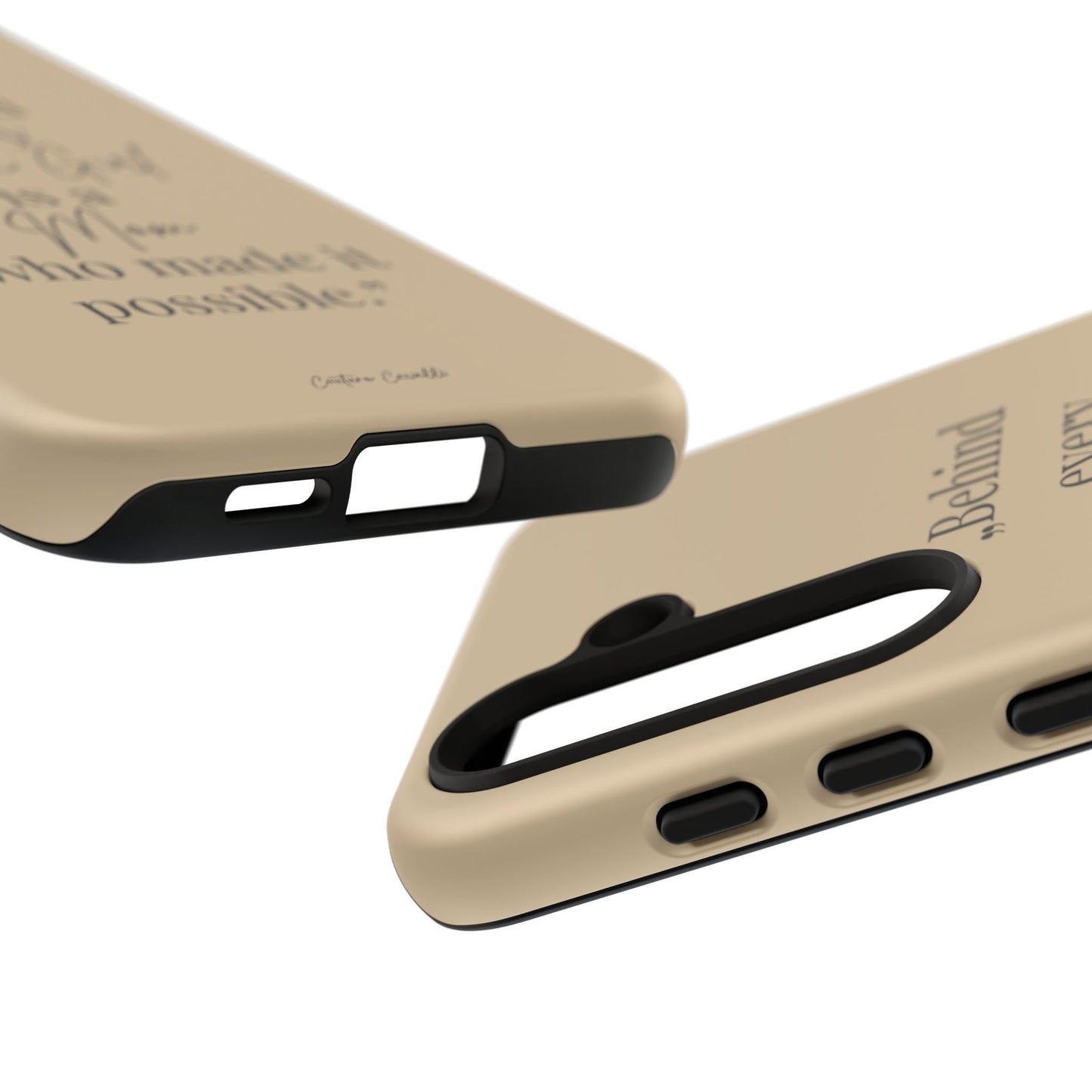 Phone Case — "Behind Every Horse Girl Is a Mom Who Made It Possible" (Equestrian Mom Gift)