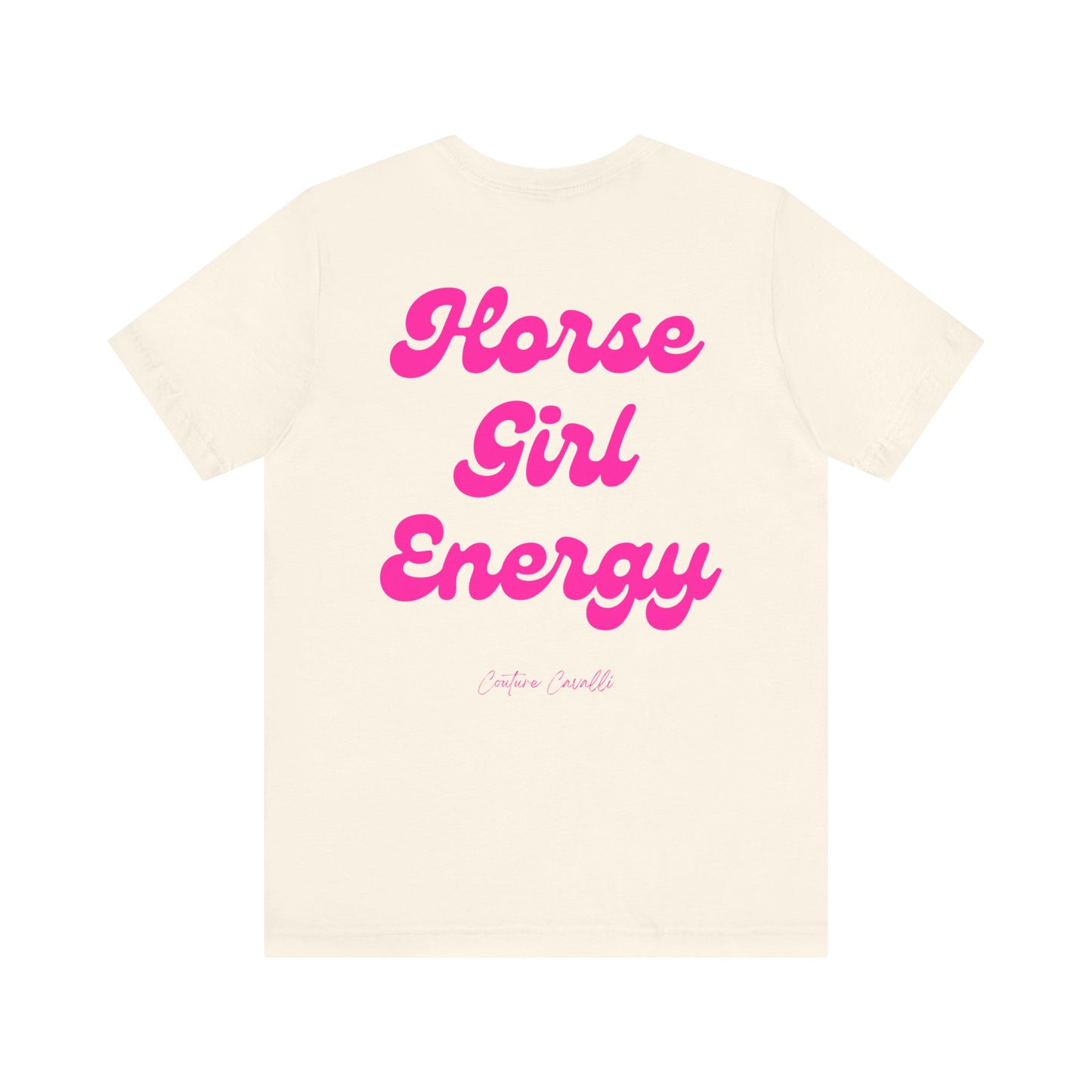 Horse Girl Energy T-Shirt – Ästhetisches Reiter Shirt für Pferdemädchen und Reiterinnen