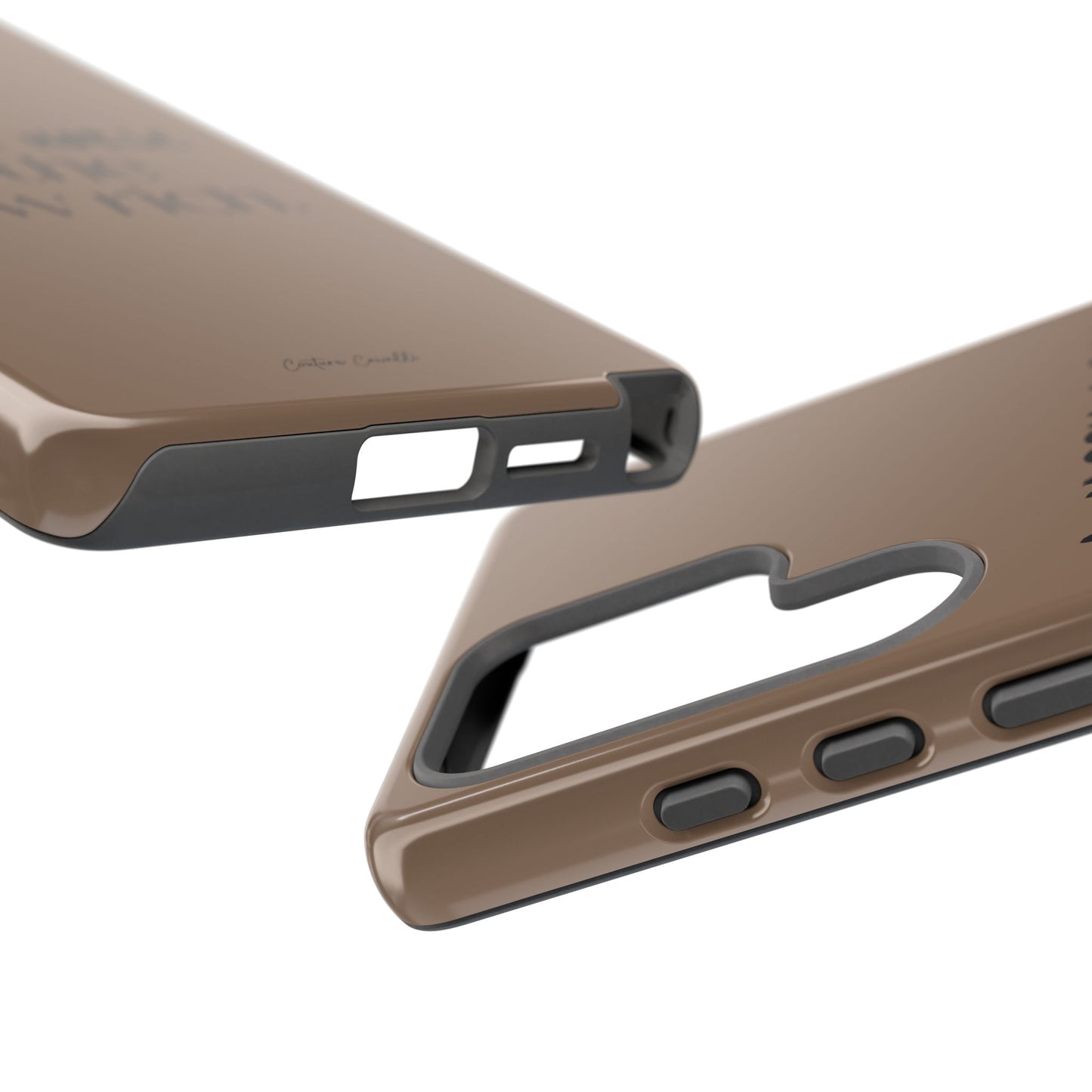 Phone Case — "A Happy Horse Is the New Rich" Brown Protective Case