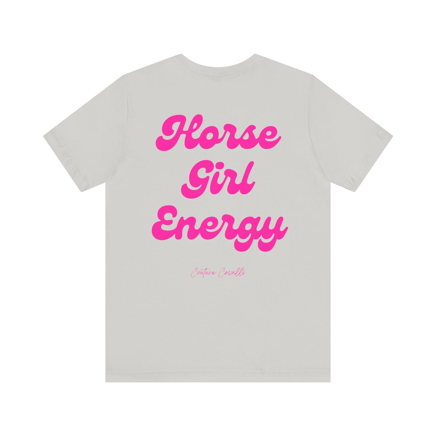 Horse Girl Energy T-Shirt – Ästhetisches Reiter Shirt für Pferdemädchen und Reiterinnen