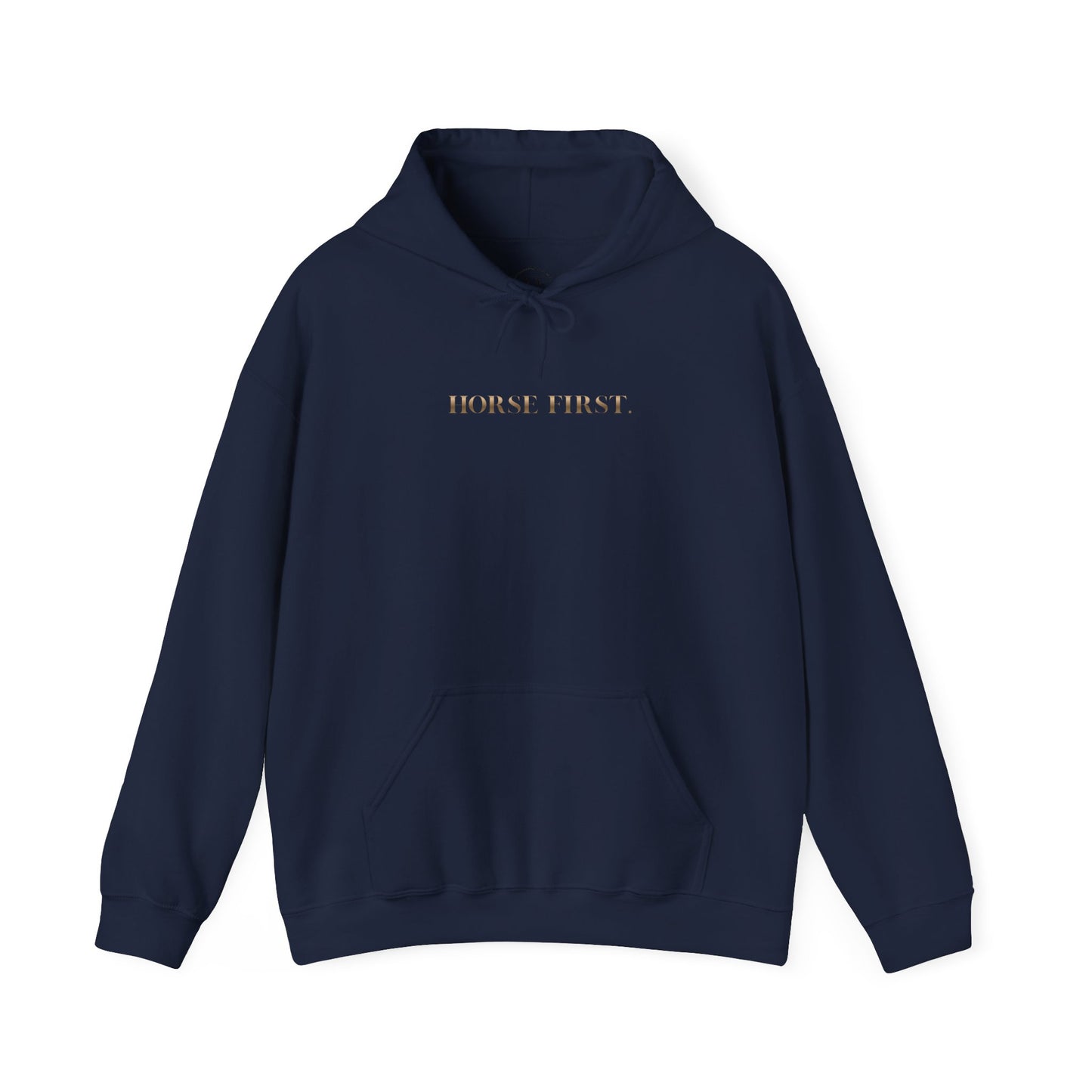 Hoodie — 'Horse First' Minimalist Equestrian Pullover