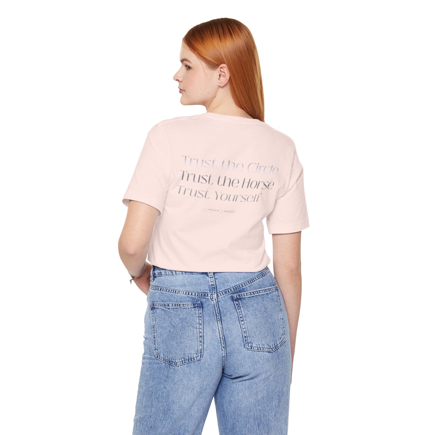 Trust the Circle Voltigieren T-Shirt – Minimalistischer Statement Print