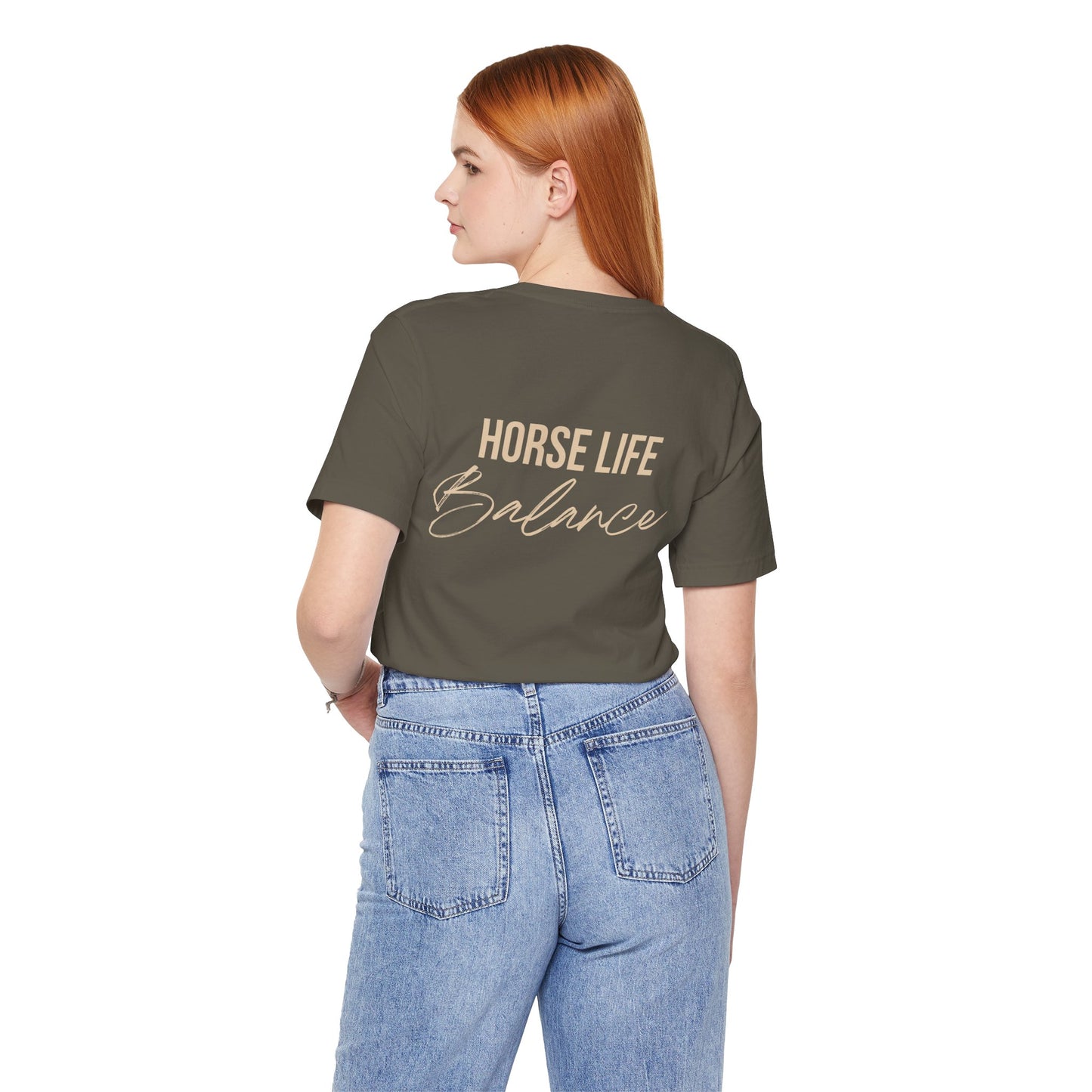 Horse Life Balance T-Shirt — Equestrian Casual Tee