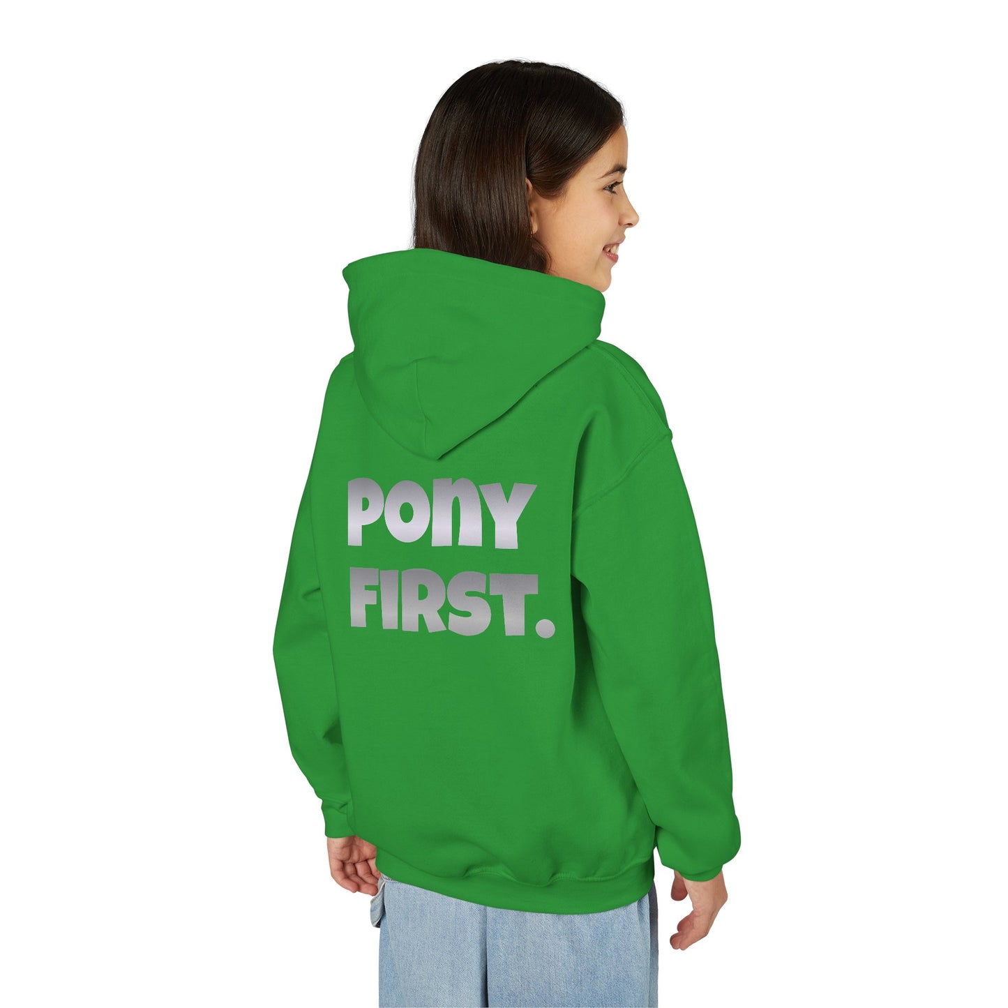 Pony First Kinder-Hoodie – Personalisiert für kleine Stallhelden