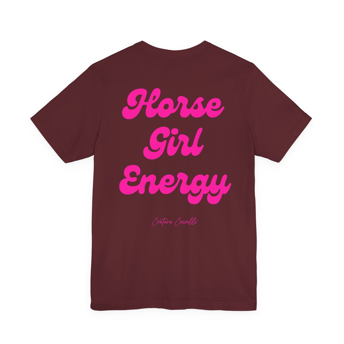 Horse Girl Energy T-Shirt – Ästhetisches Reiter Shirt für Pferdemädchen und Reiterinnen